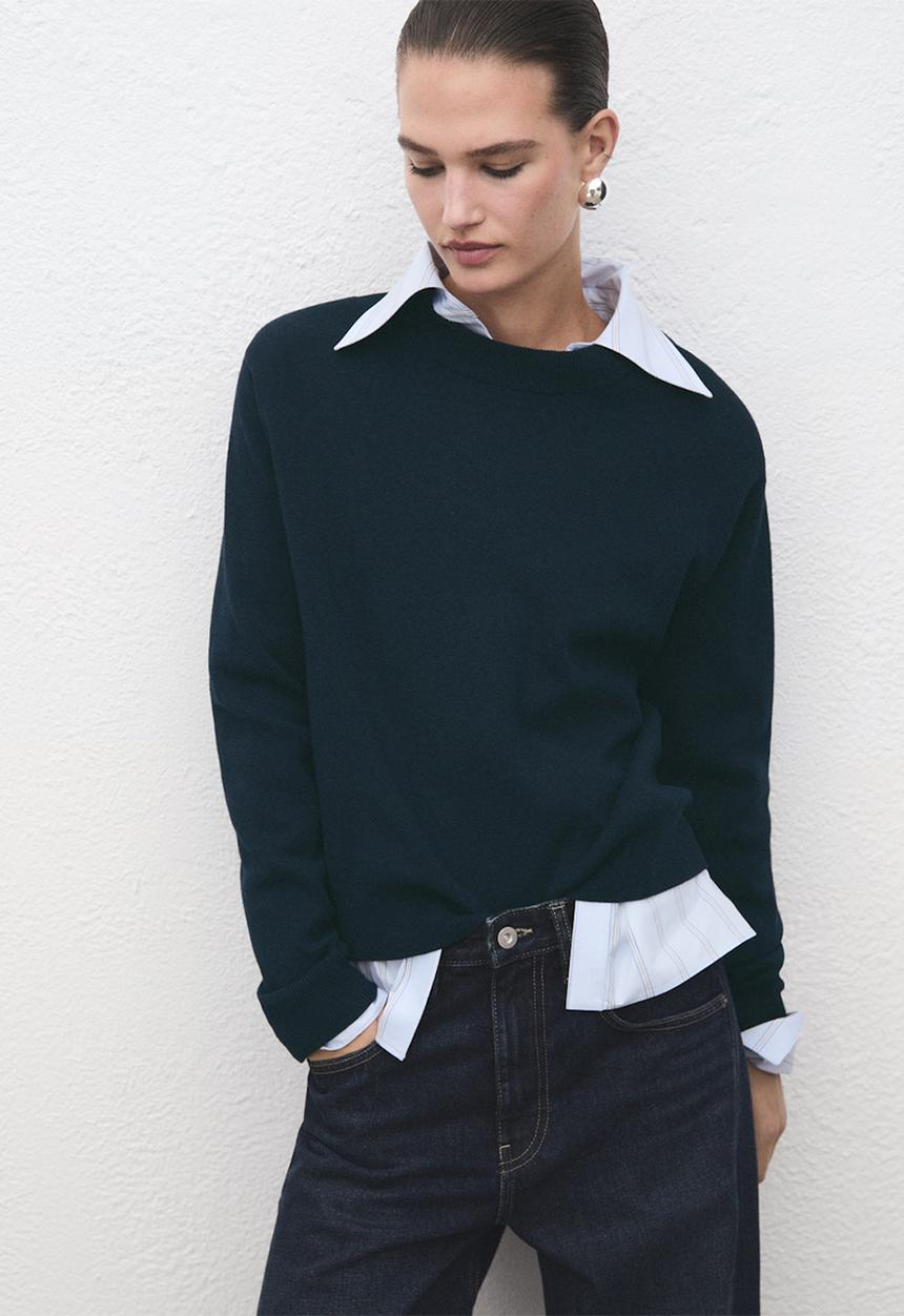 MANGO - Sweater monkey - navy
