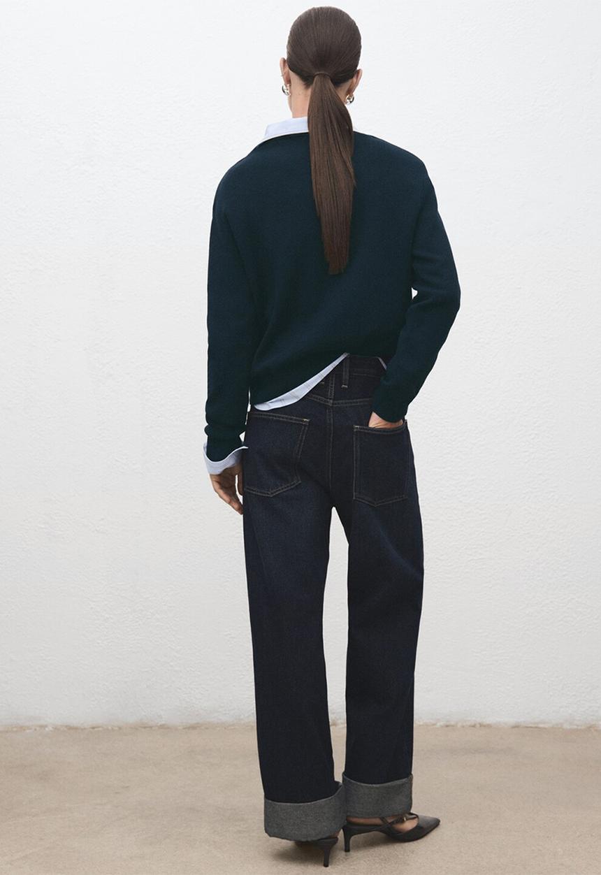 MANGO - Sweater monkey - navy