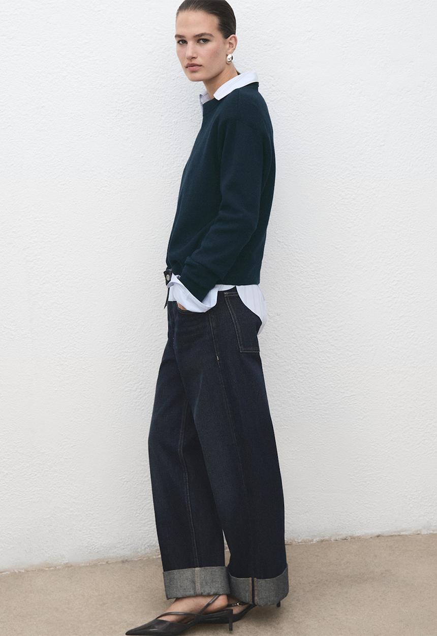 MANGO - Sweater monkey - navy