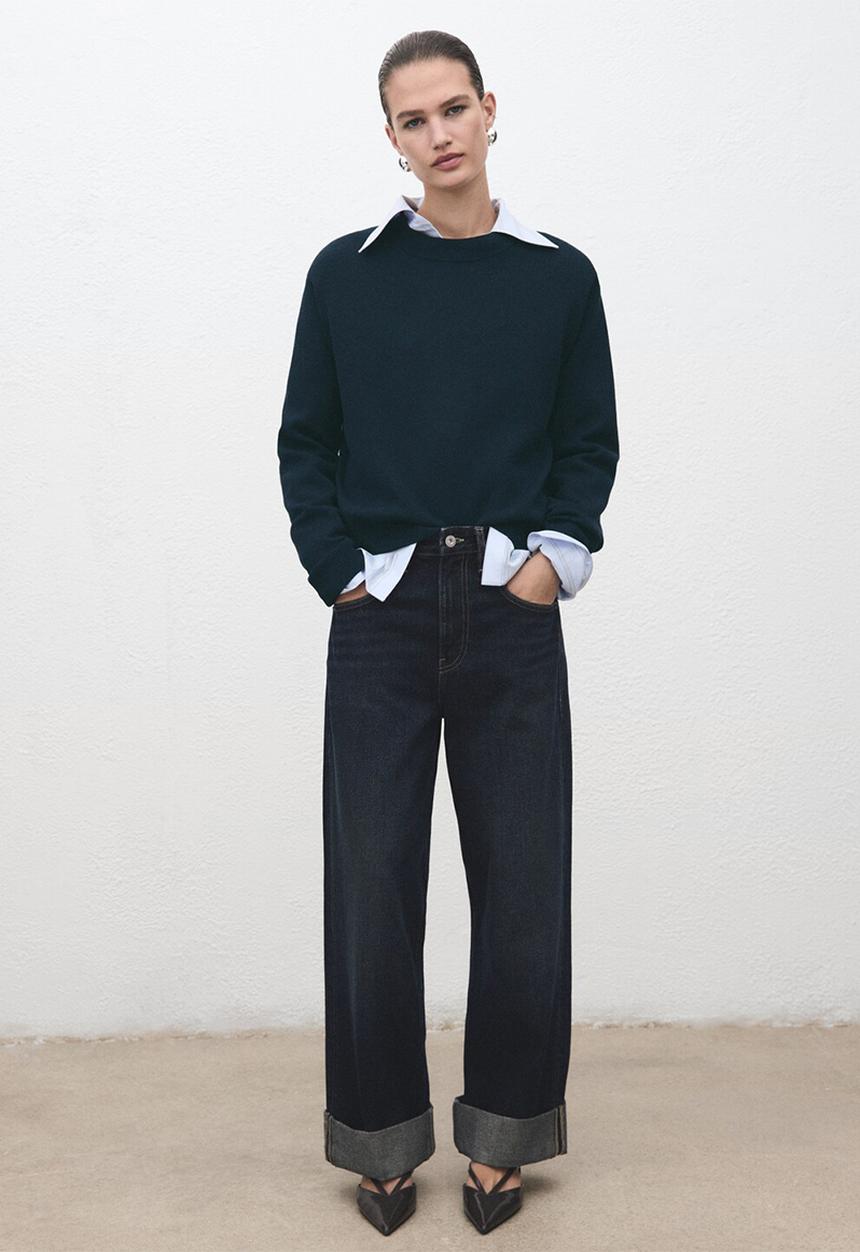 MANGO - Sweater monkey - navy
