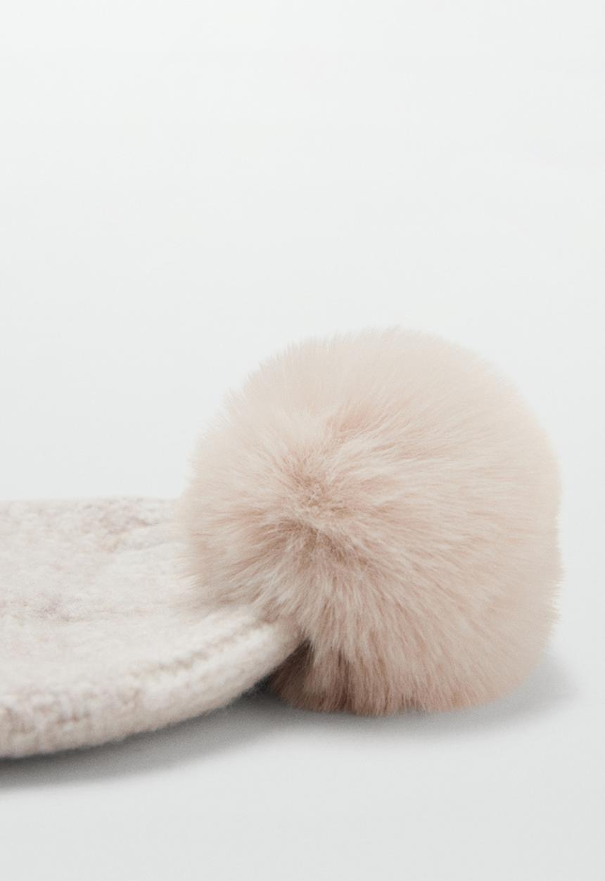 MANGO - Beanie OSLO - Light/Pastel Brown