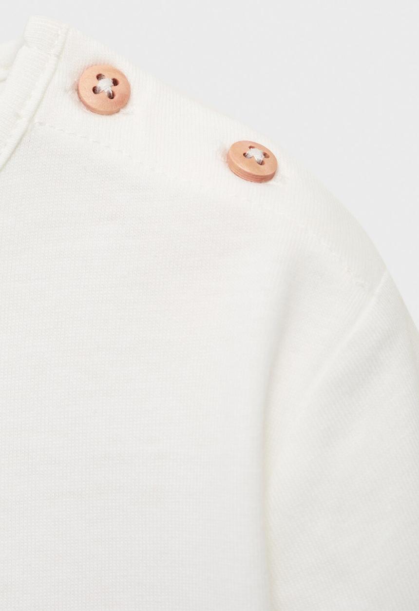 MANGO - T-shirt nutria - natural