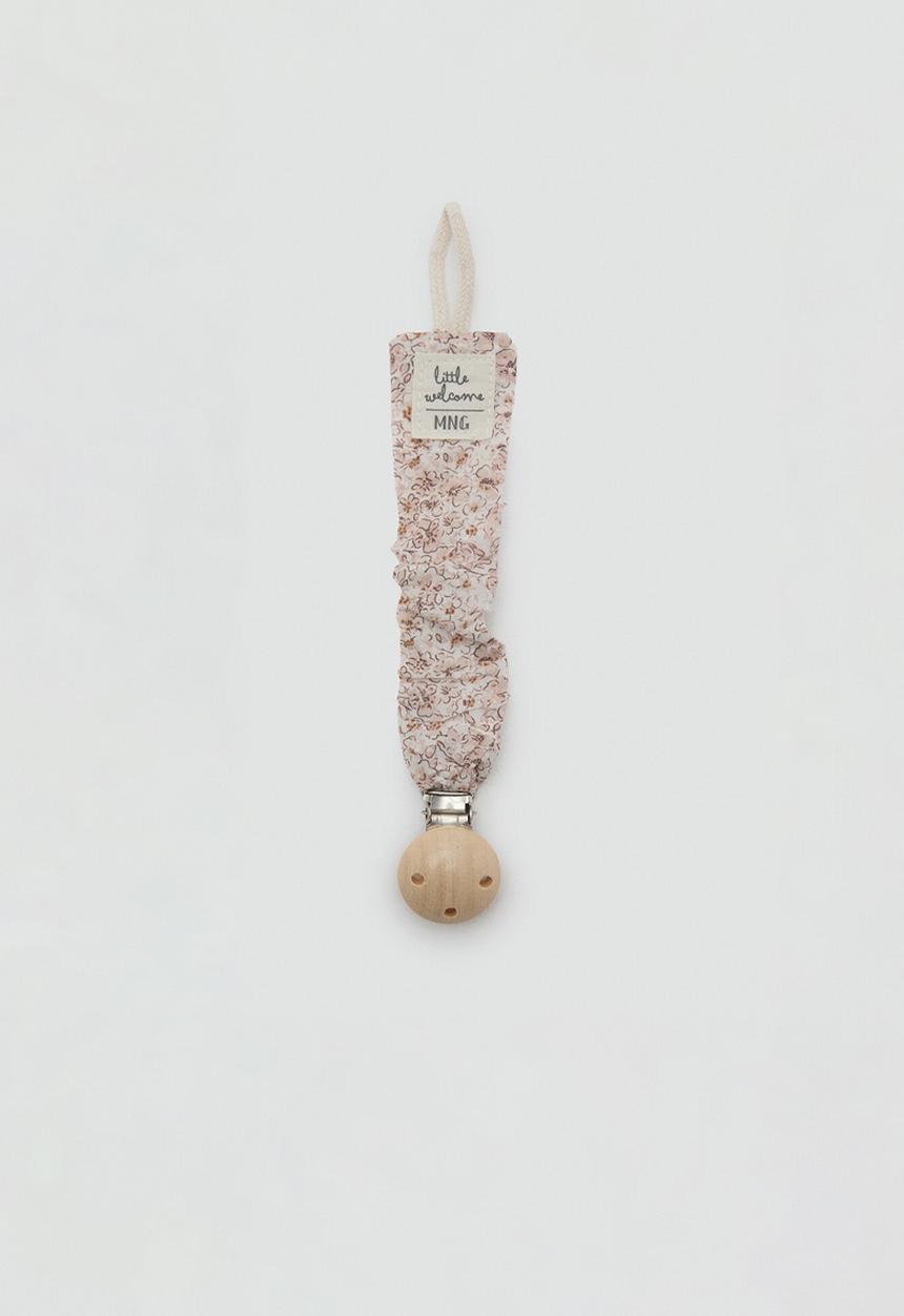 MANGO - Pacifier clip rosarioc - pink