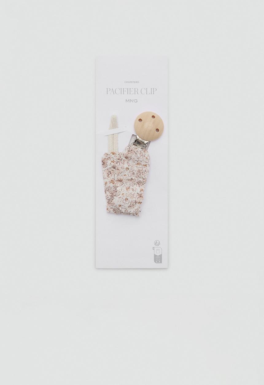 MANGO - Pacifier clip rosarioc - pink