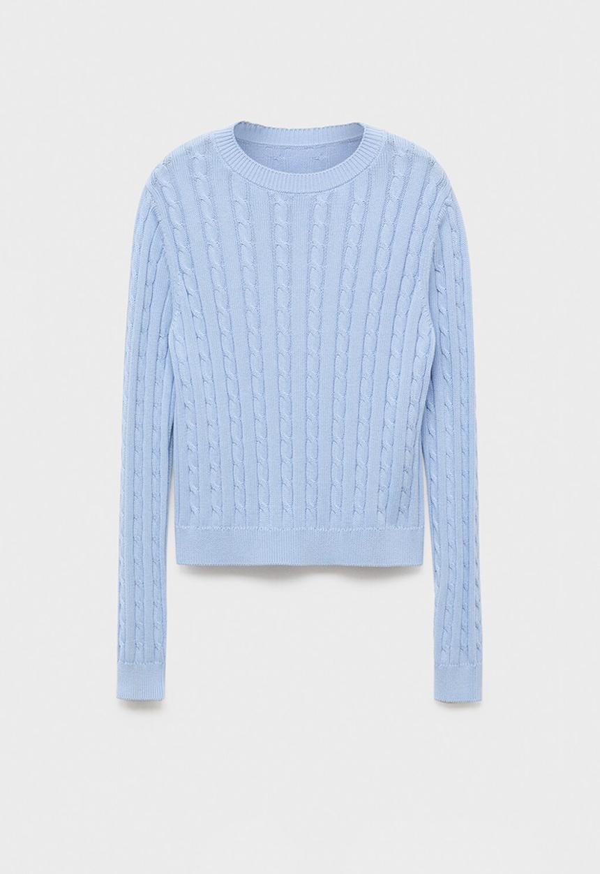MANGO - Sweater sunny - light/pastel blue