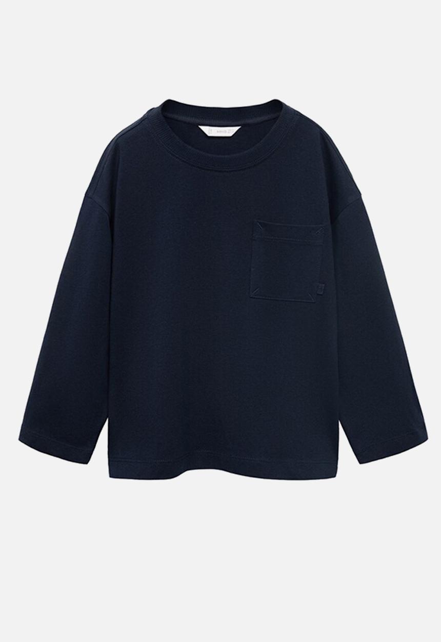 MANGO - T-shirt basicab1 - navy