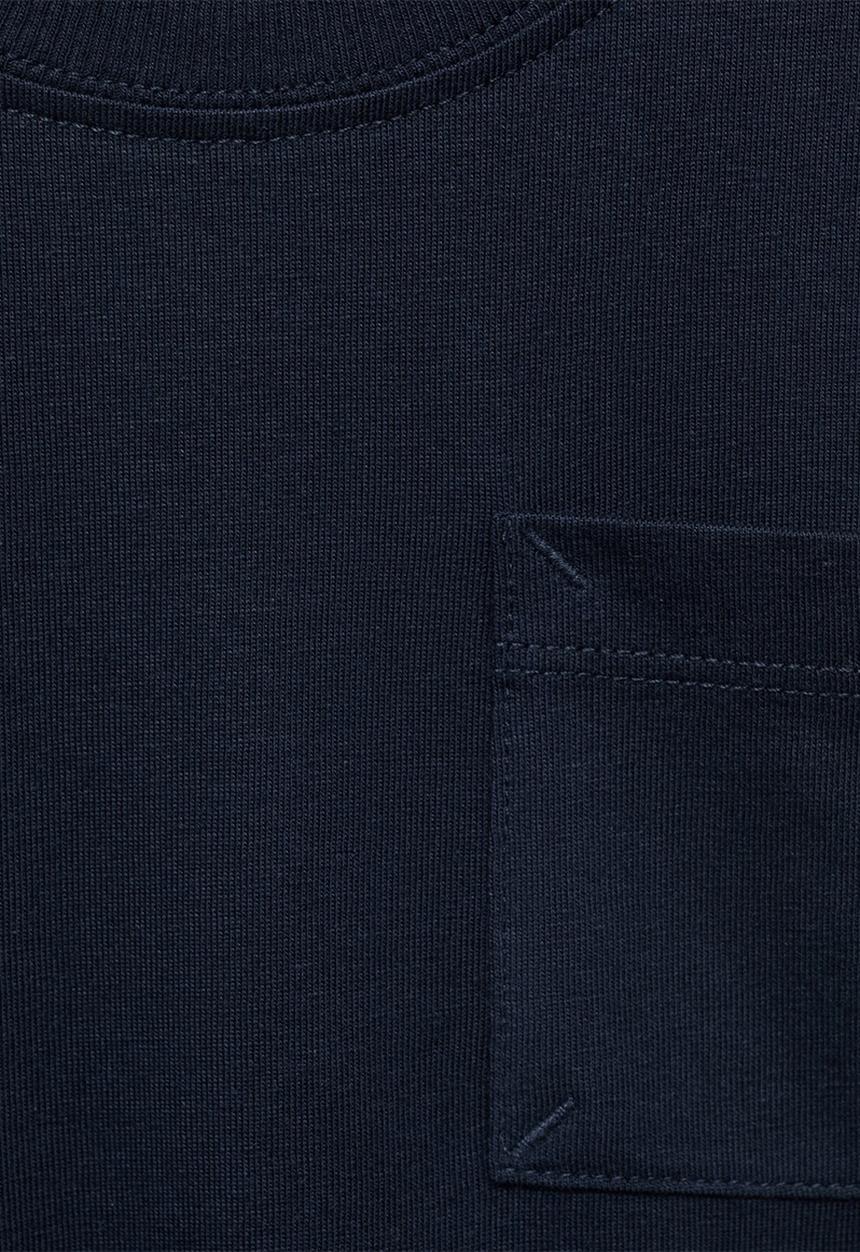 MANGO - T-shirt basicab1 - navy