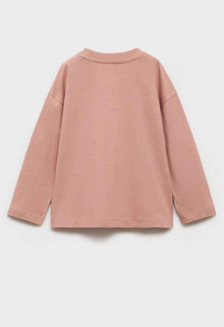 MANGO - T-shirt basicab1 - light pastel pink