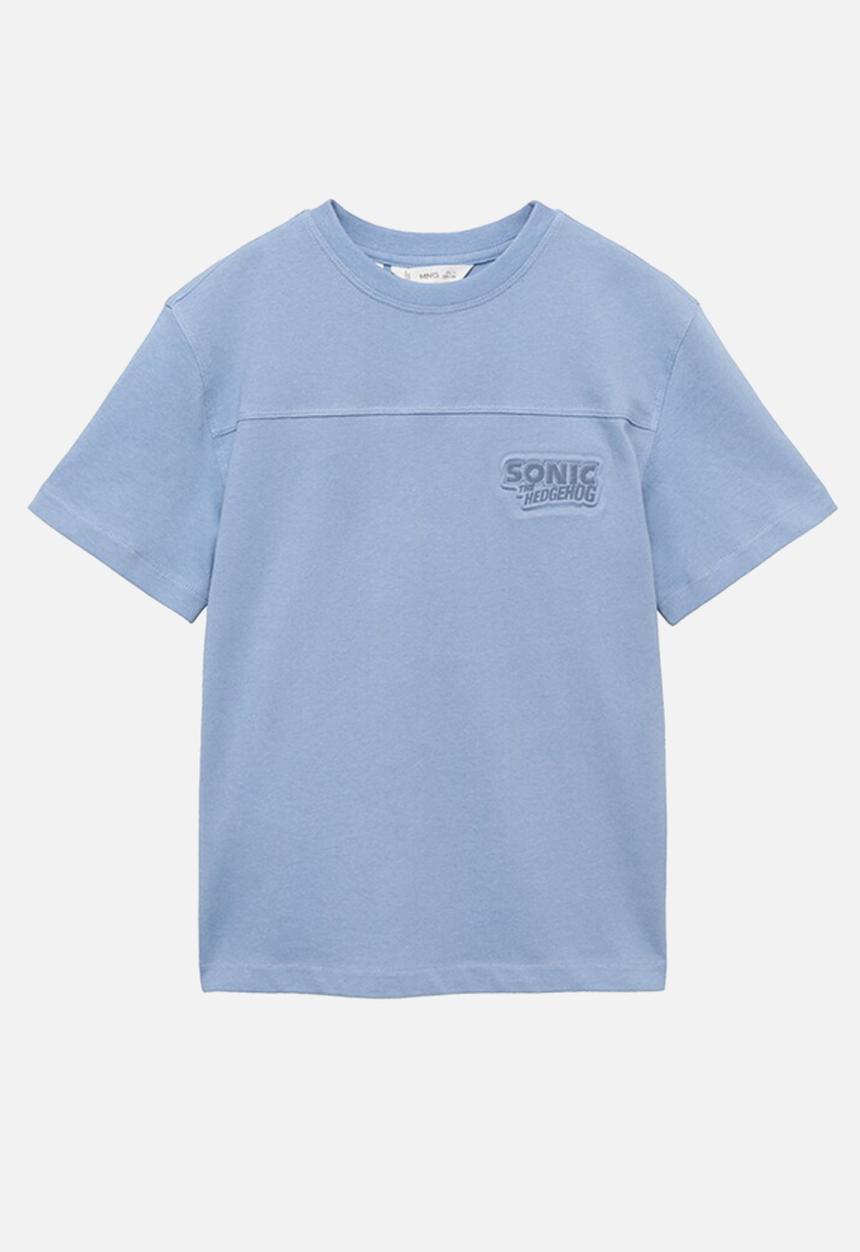 MANGO - T-shirt sonicfra - medium blue