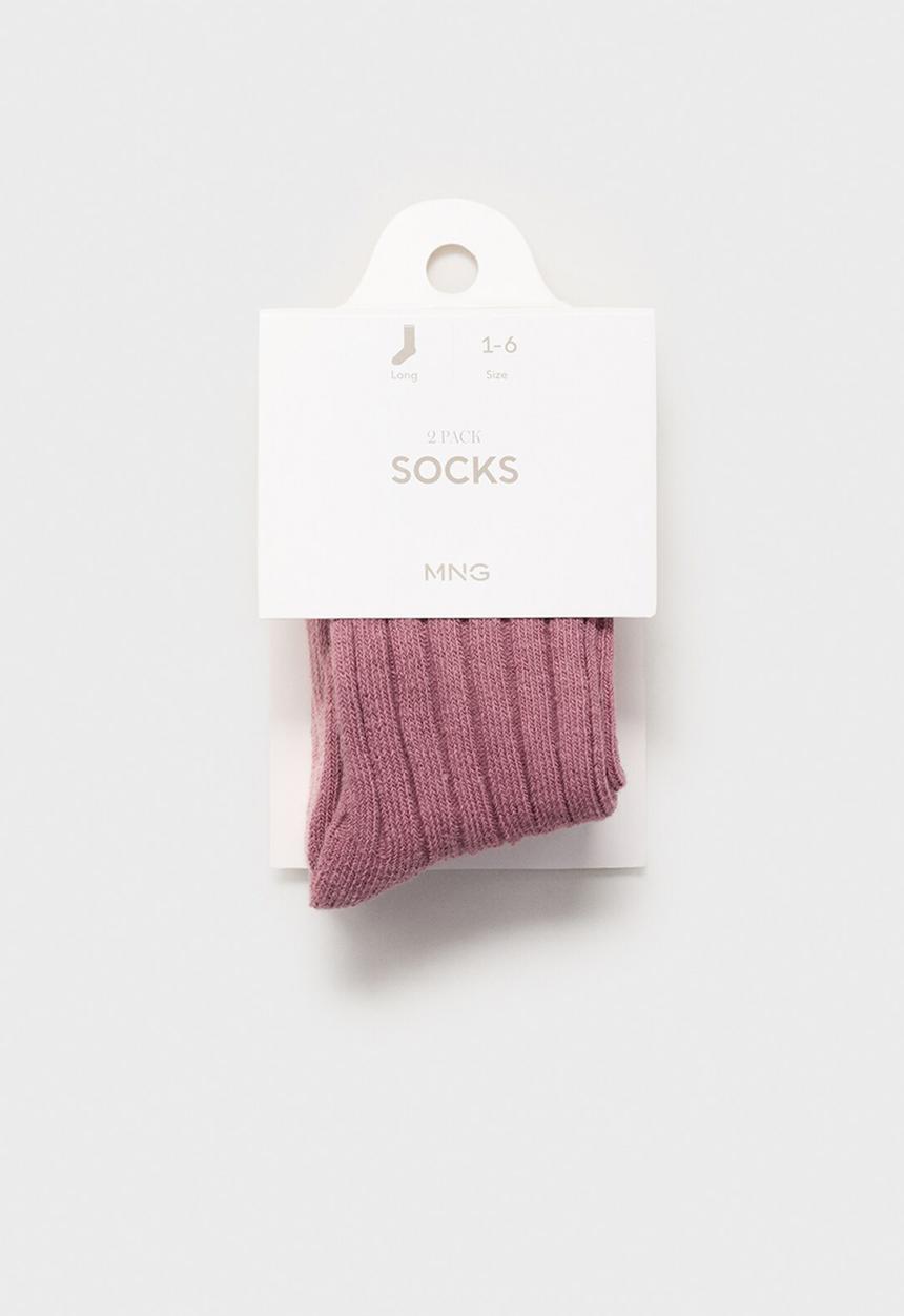 MANGO - Socks rosas - pink