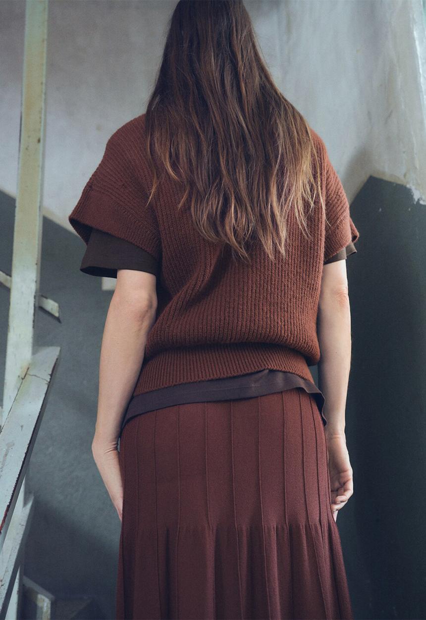 MANGO - Sweater choco - brown
