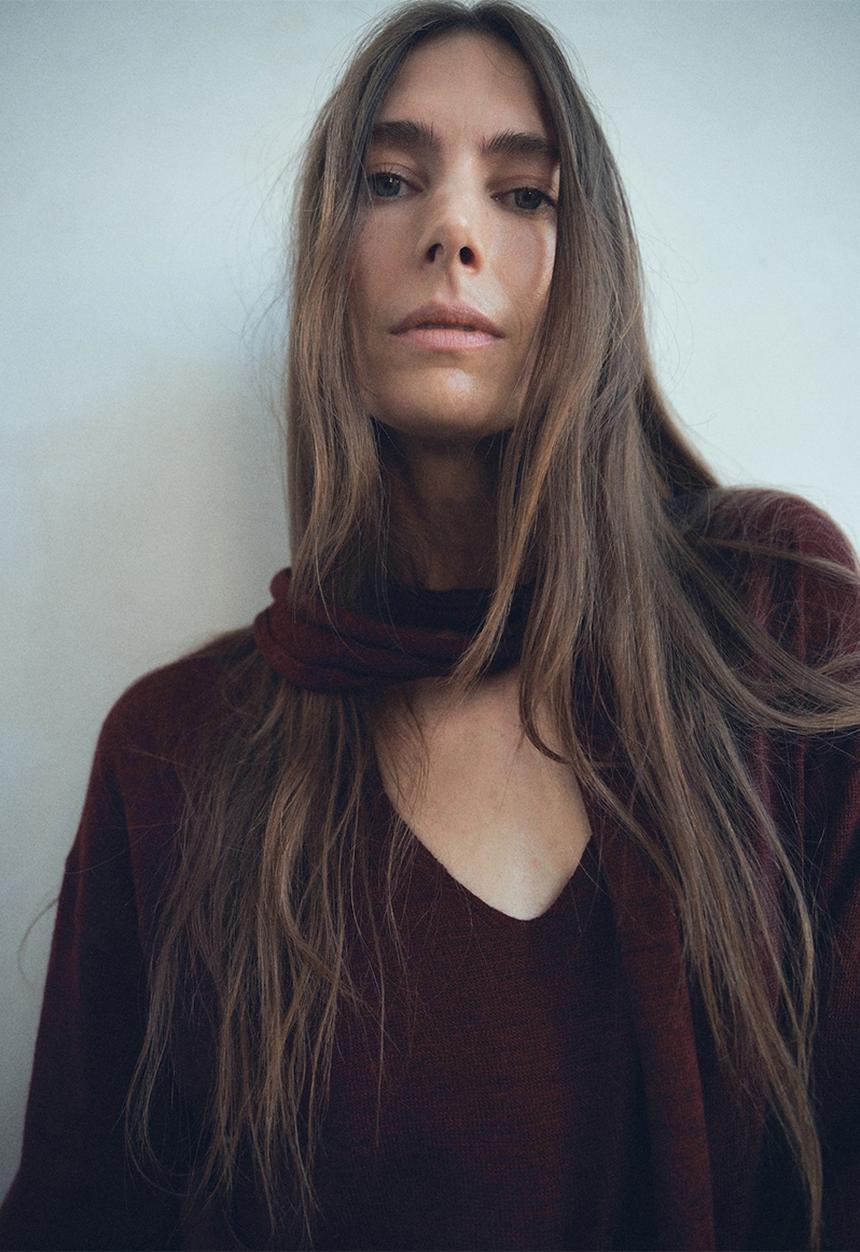 MANGO - Sweater laia - dark red