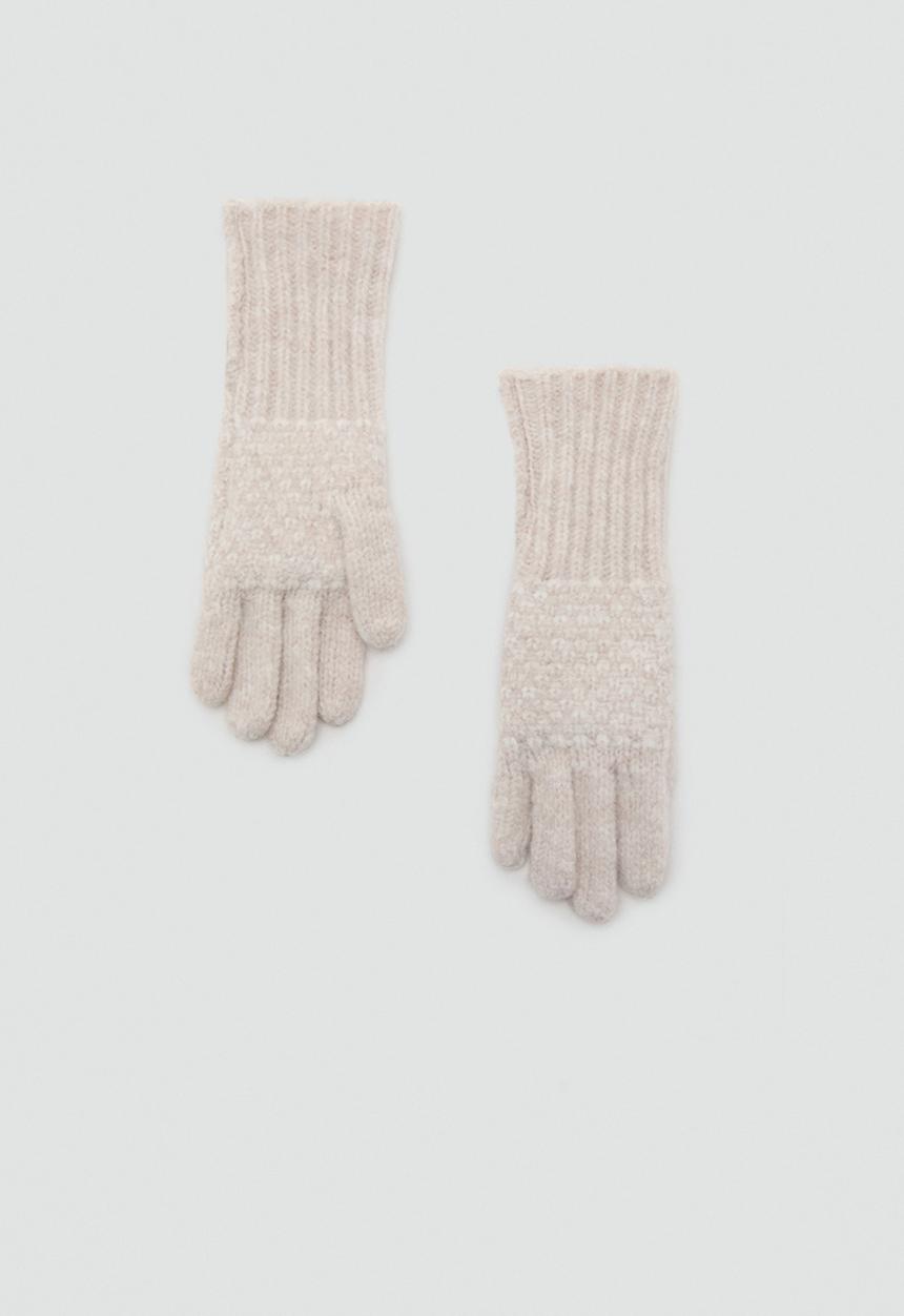 MANGO - Gloves OSLOG - Light/Pastel Brown