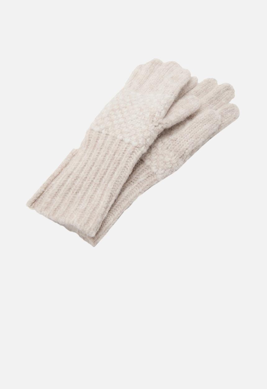 MANGO - Gloves OSLOG - Light/Pastel Brown