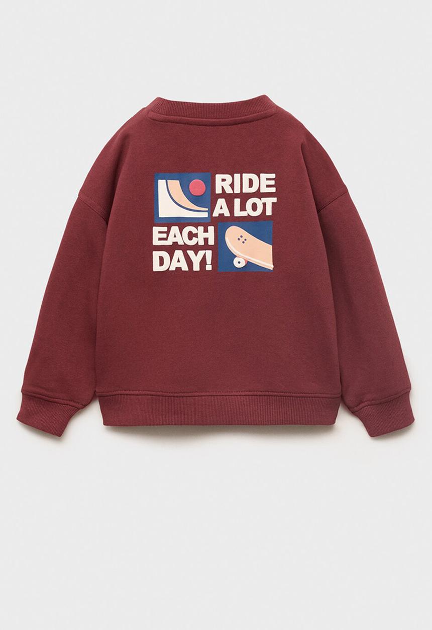 MANGO - Sweatshirt weekend - medium red