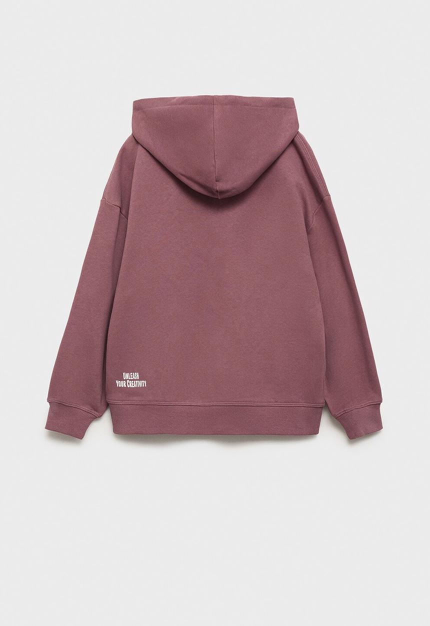 MANGO - Sweatshirt free - dark red