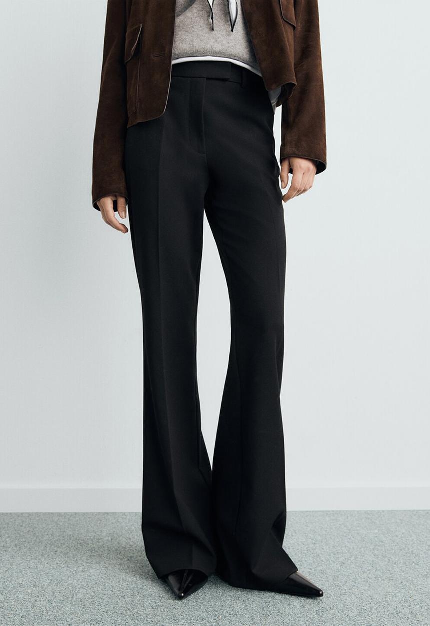 MANGO - Trousers emma - black