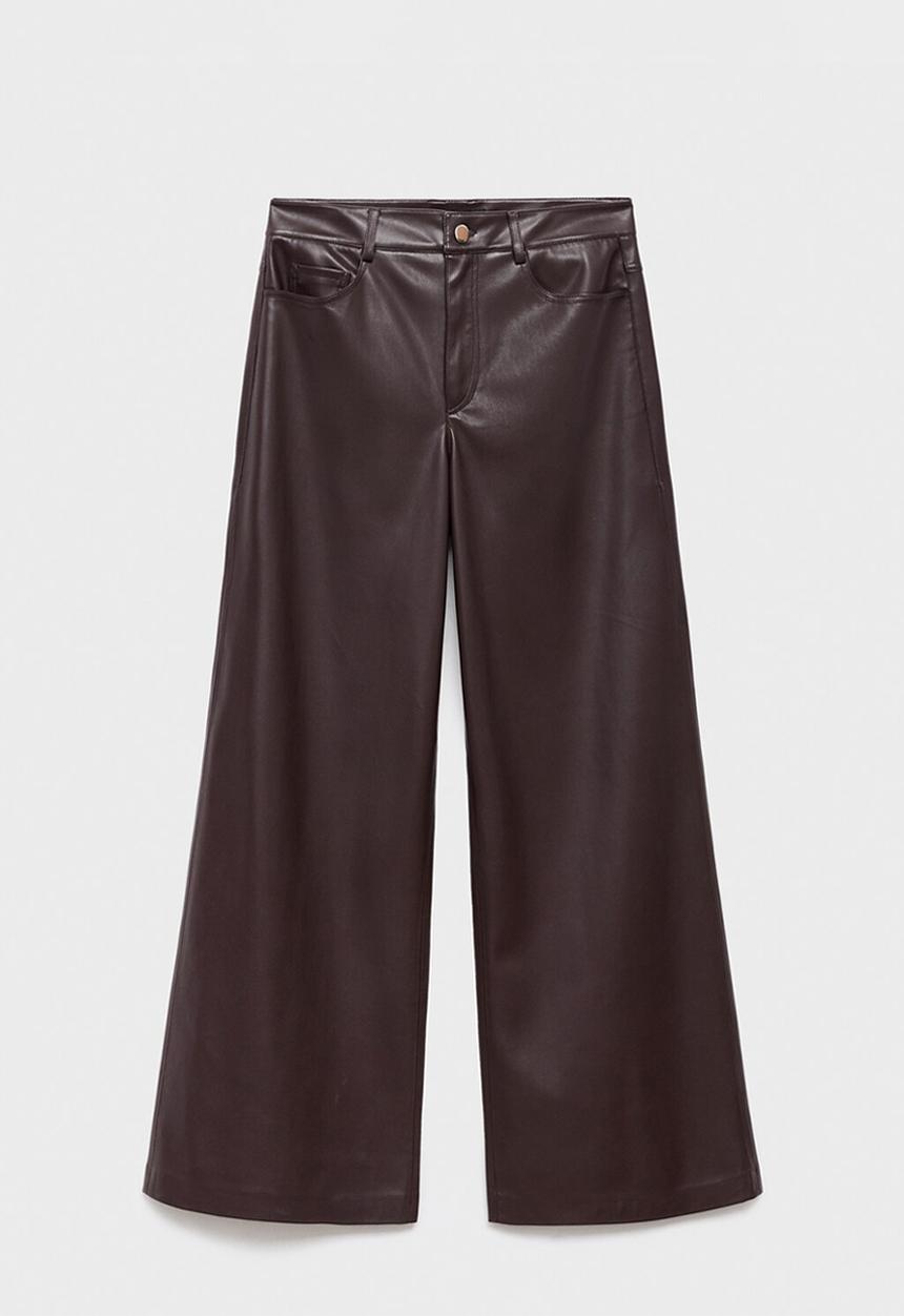 MANGO - Trousers lima - dark red