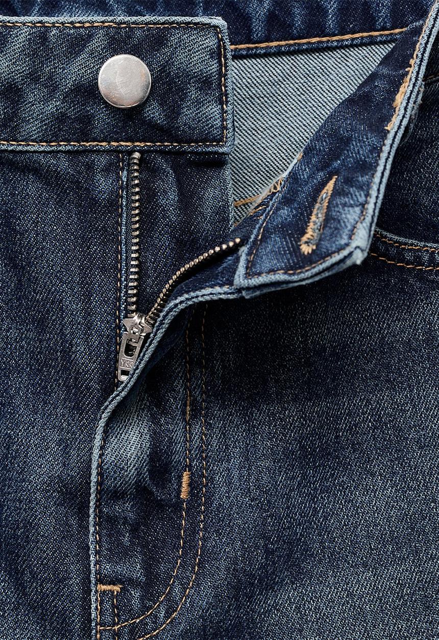 MANGO - Jeans blanca - open blue