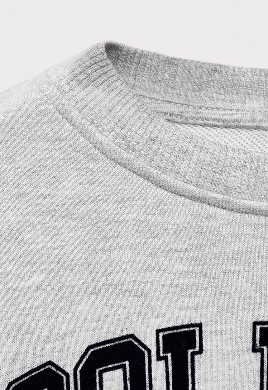 MANGO - Sweatshirt cambri - medium gray