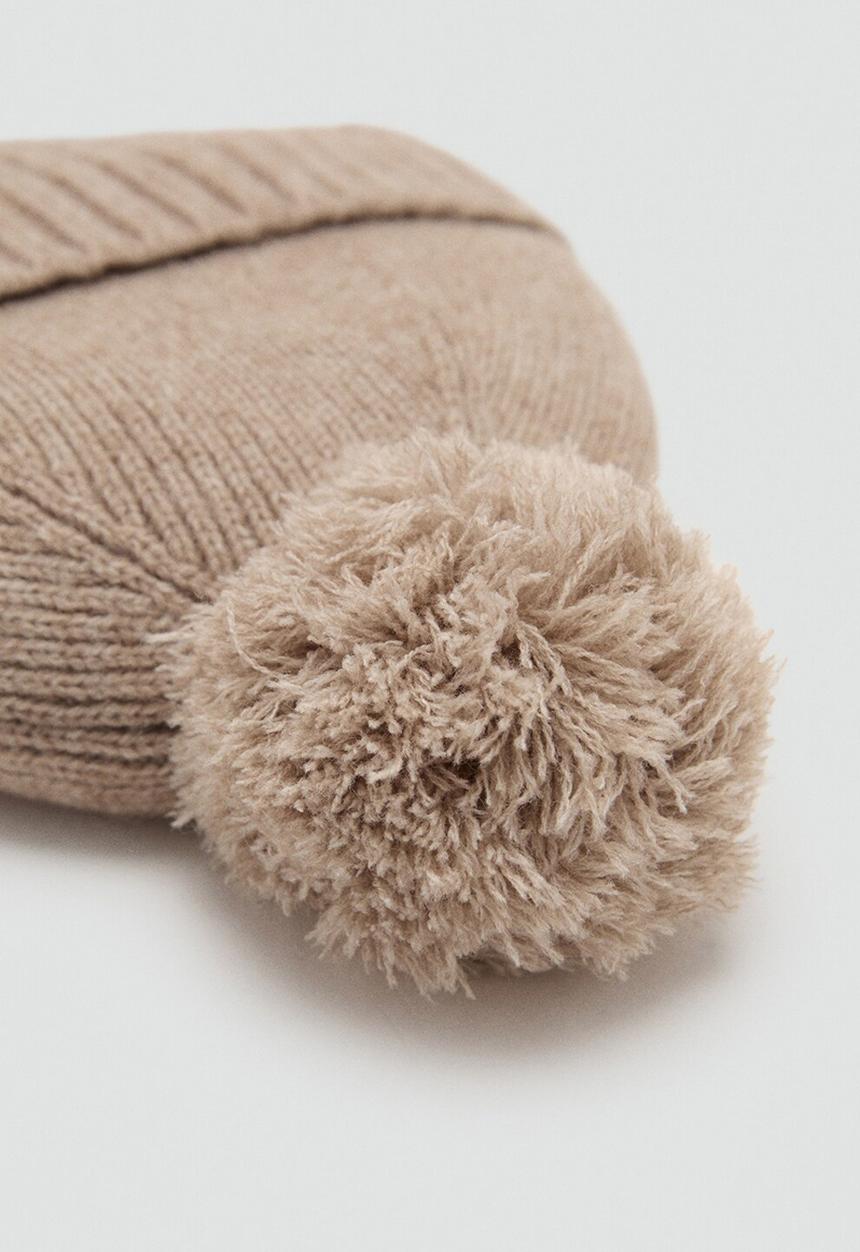 MANGO - Beanie Daniel - Light/Pastel Brown