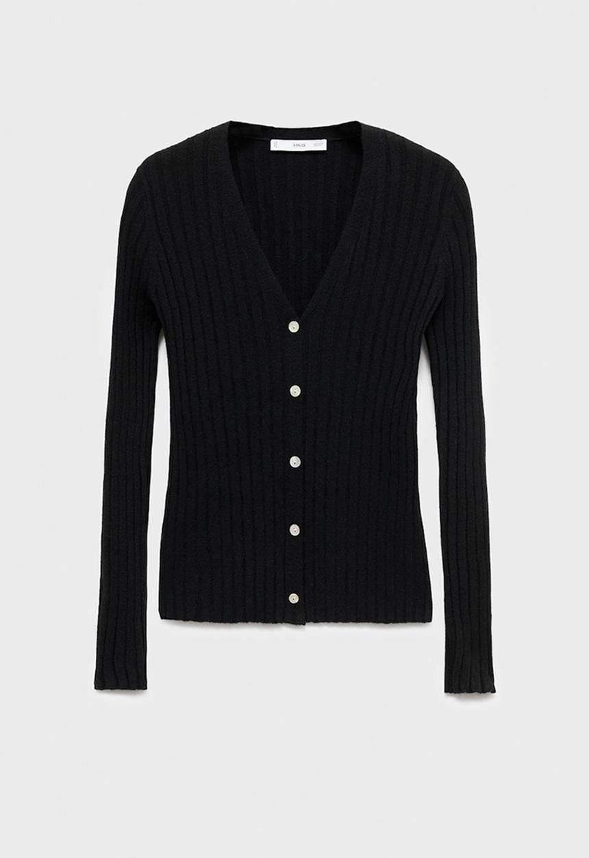 MANGO - Cardigan Flurry - Black