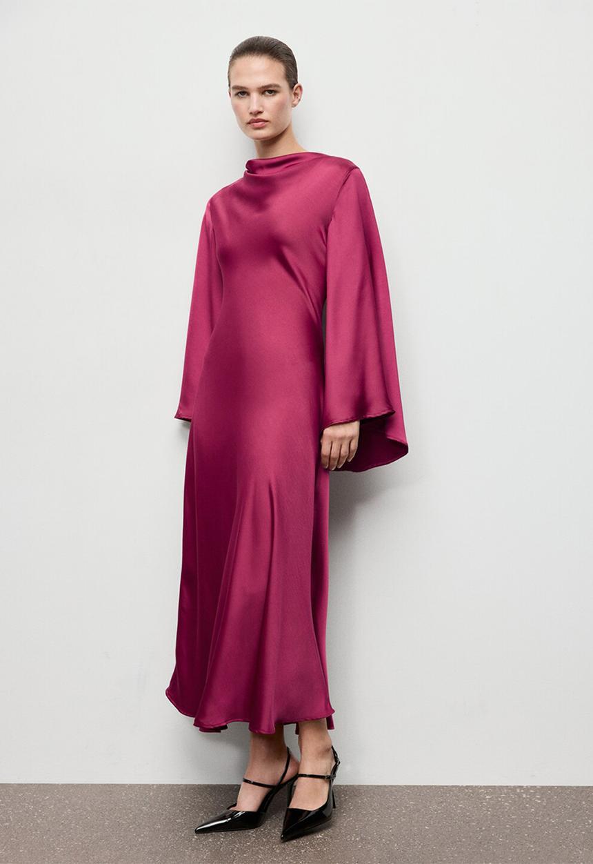 MANGO - Dress maria - bright pink