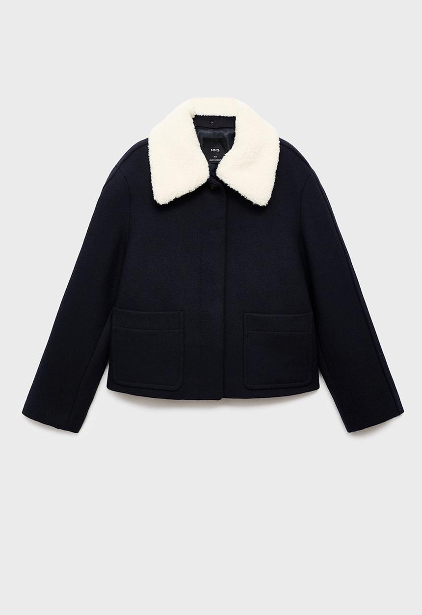 MANGO - Jacket mus - navy