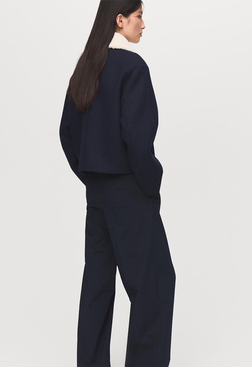 MANGO - Jacket mus - navy