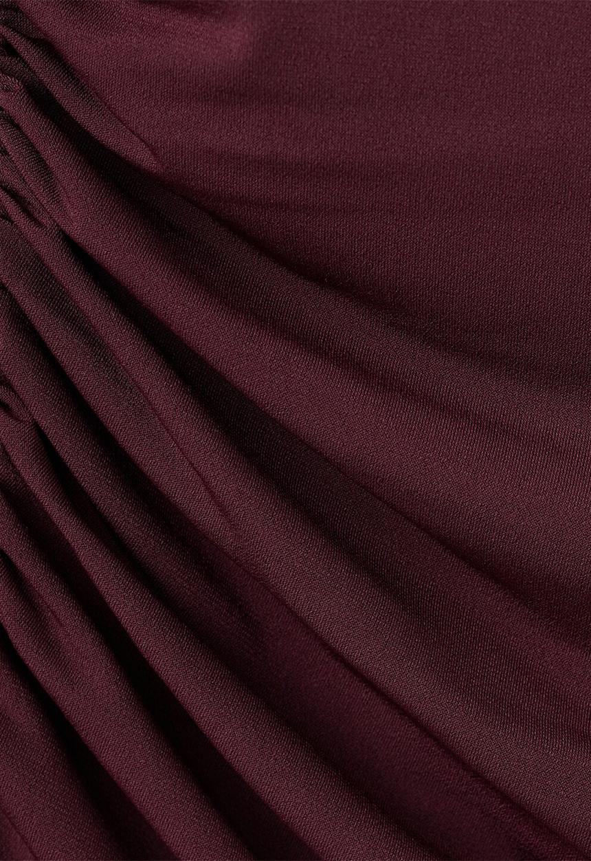 MANGO - T-shirt chasi - dark red