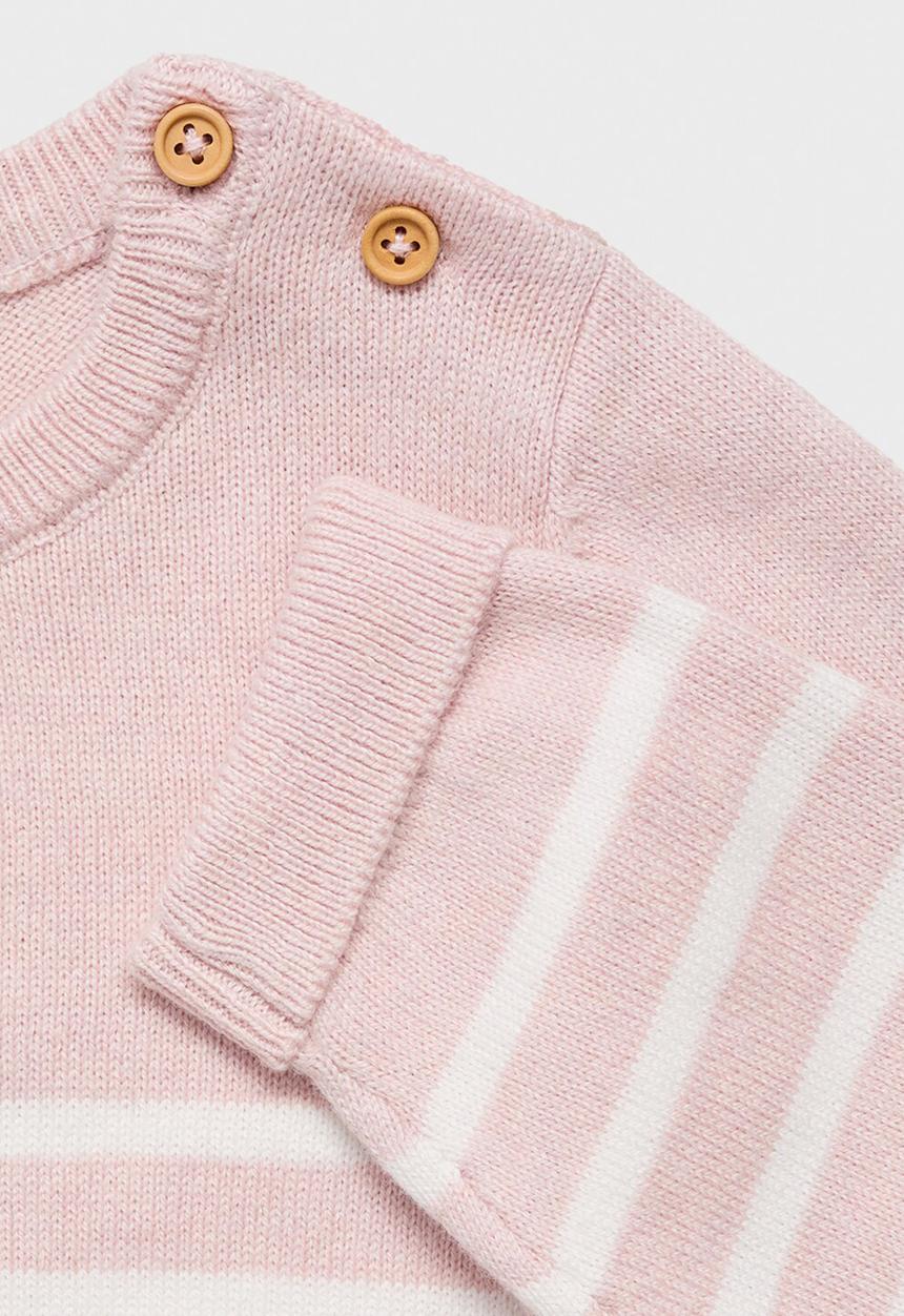 MANGO - Sweater gales - light pastel pink