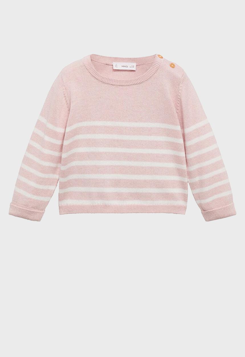 MANGO - Sweater gales - light pastel pink