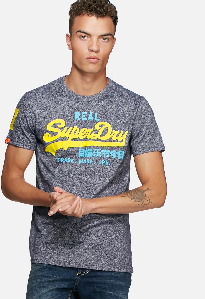 Superdry. - Vintage logo duo tee
