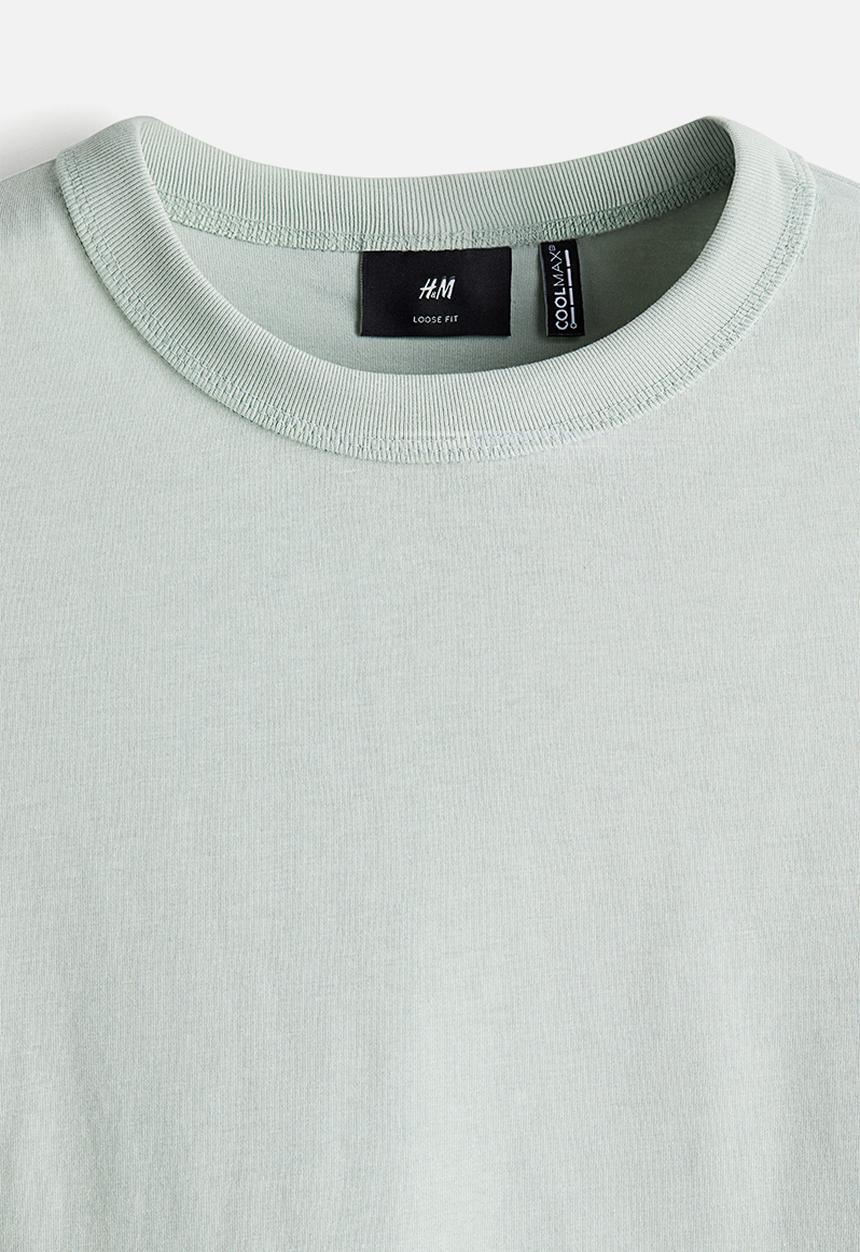 H&M - Coolmax® loose fit t-shirt - mint green