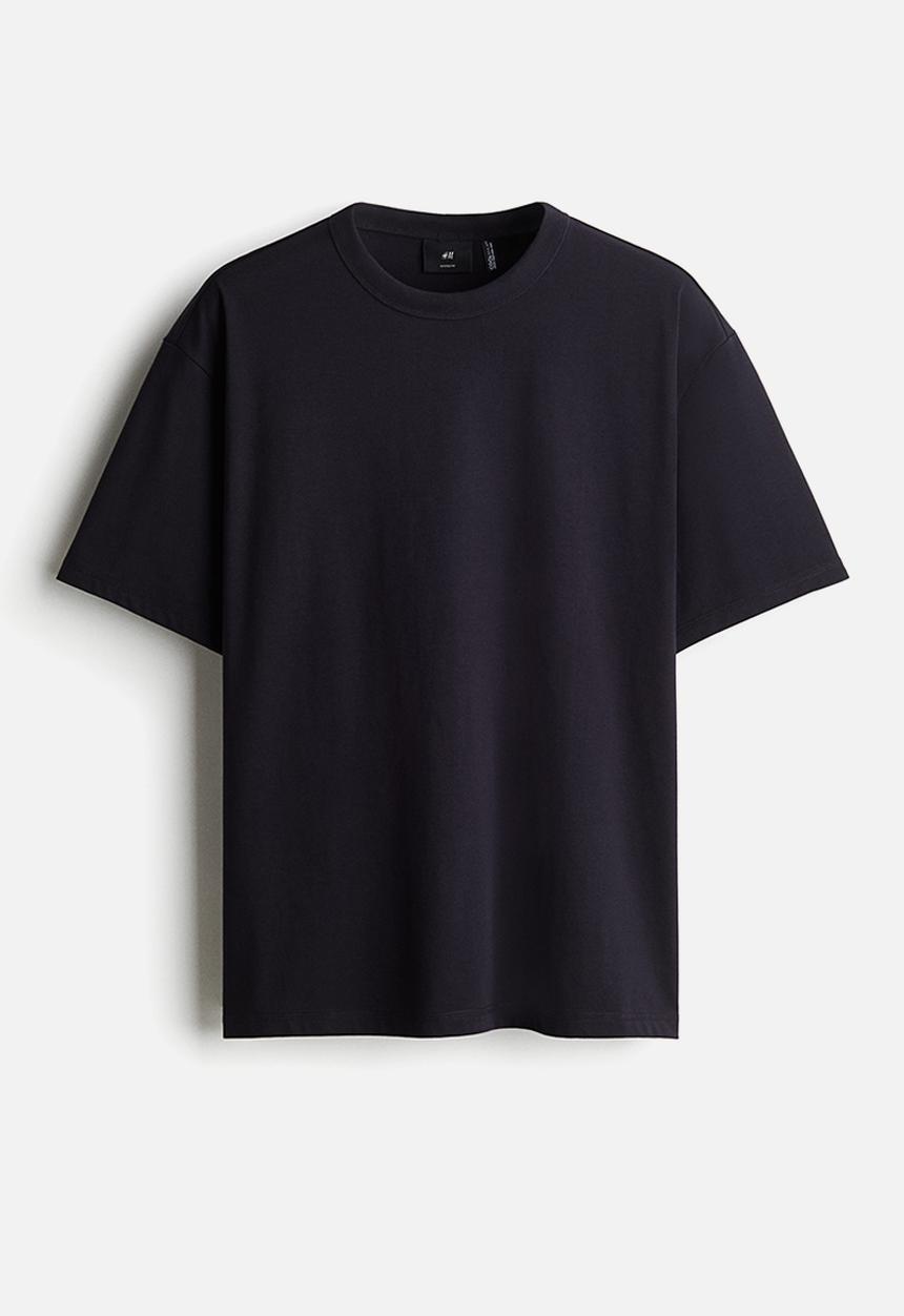 H&M - Coolmax® loose fit t-shirt - navy blue