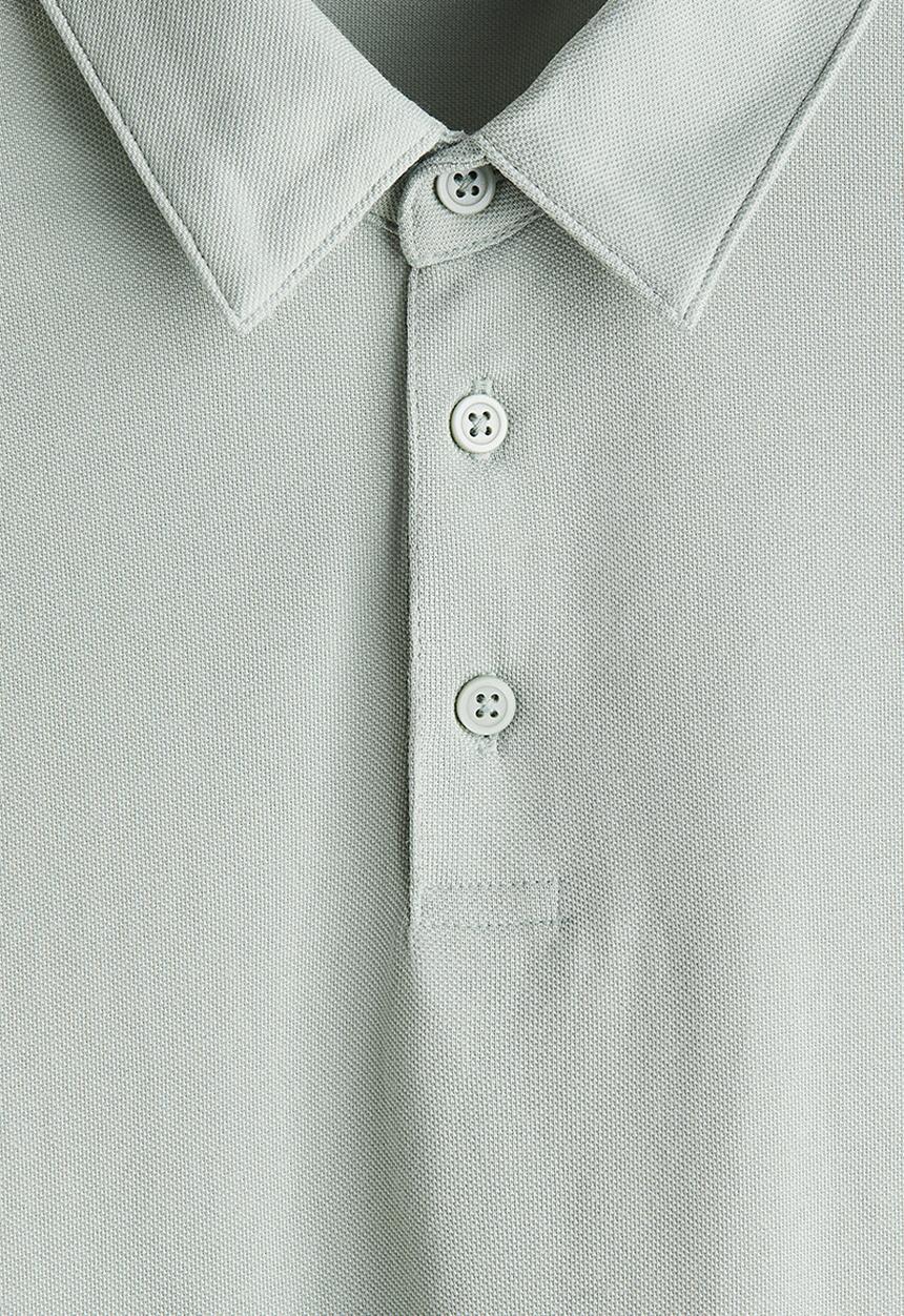 H&M - Coolmax® slim fit polo shirt - mint green