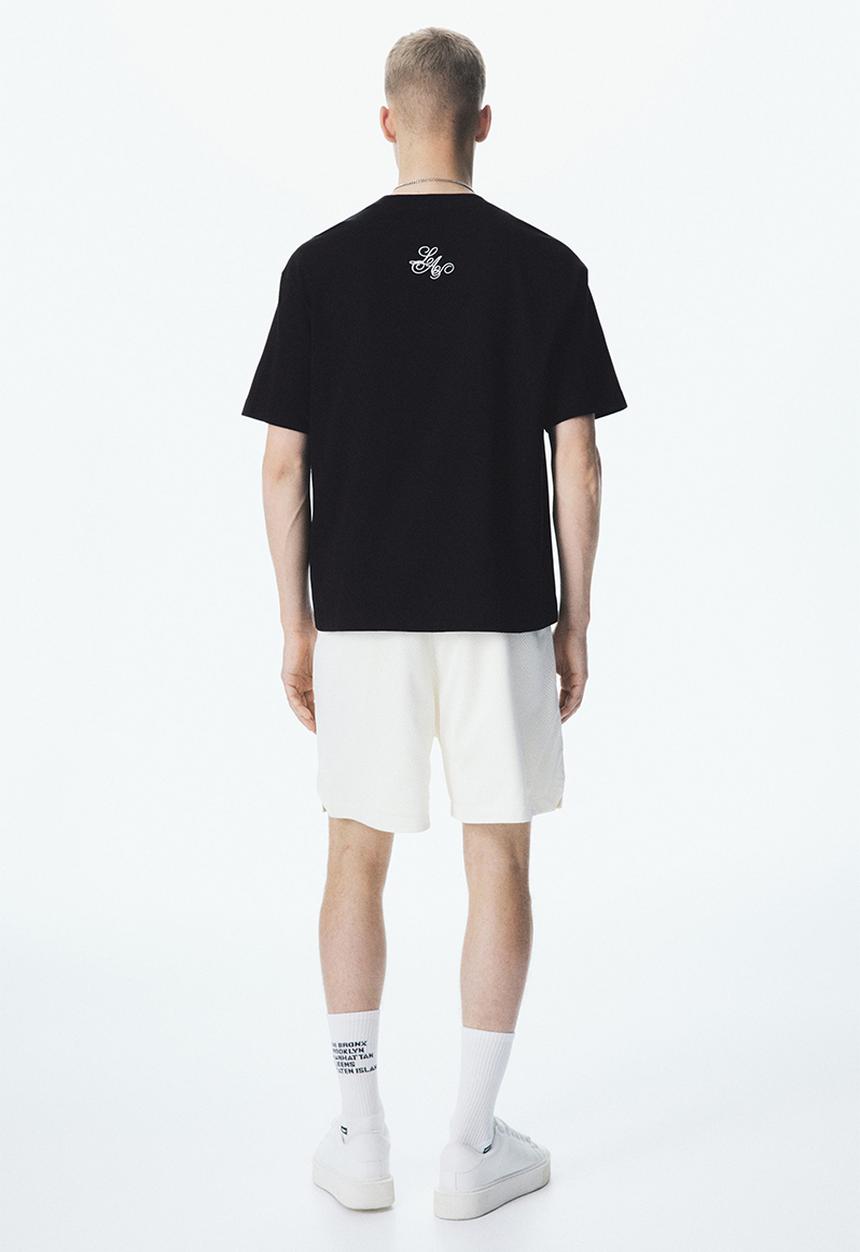 H&M - Loose fit printed t-shirt - black la