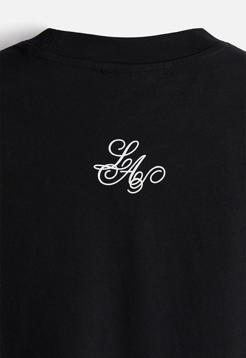 H&M - Loose fit printed t-shirt - black la