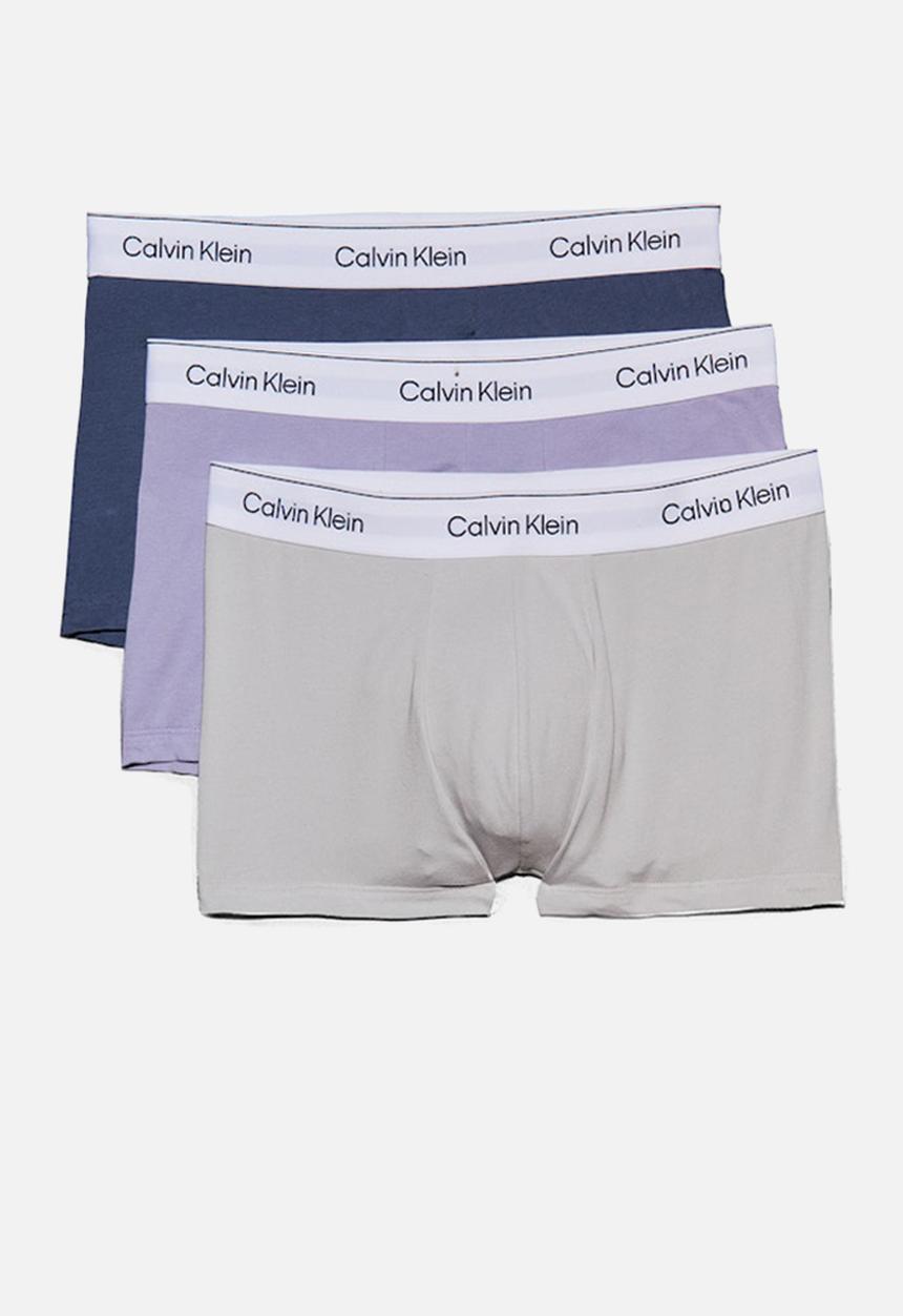 Calvin Klein - Trunk 3Pk - Vint Indigo, Micro Chip, Lilac Qrtz