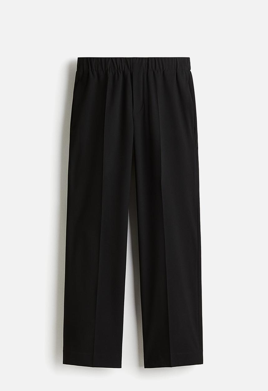 H&M - Relaxed fit trousers - black