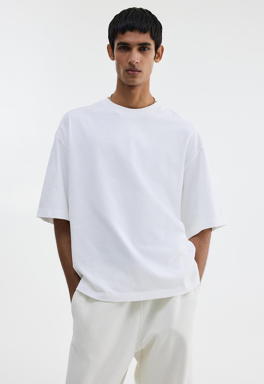H&M - Oversized fit t-shirt - white