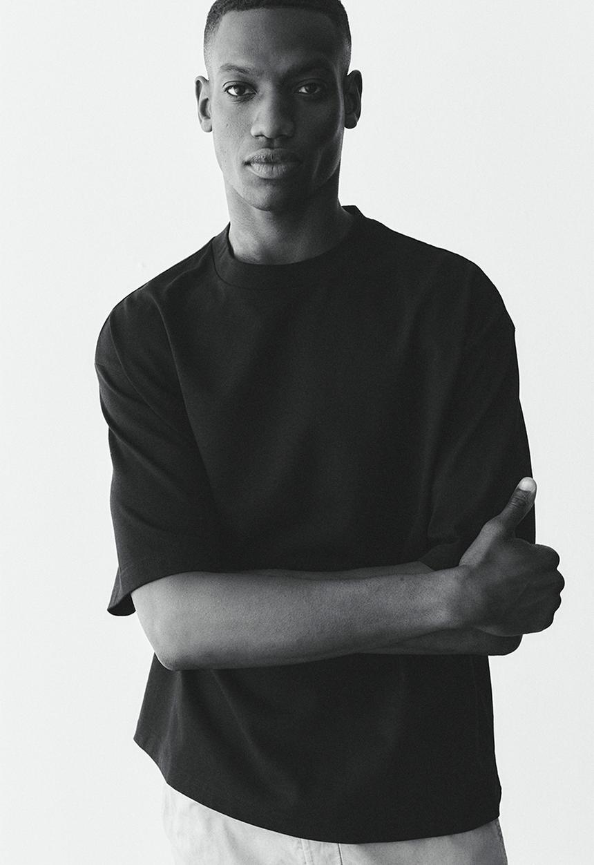 H&M - Oversized fit t-shirt - black