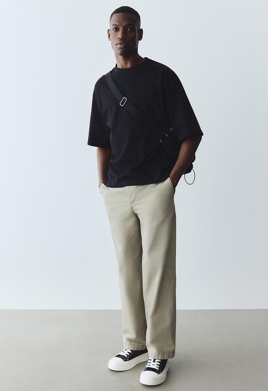 H&M - Oversized fit t-shirt - black