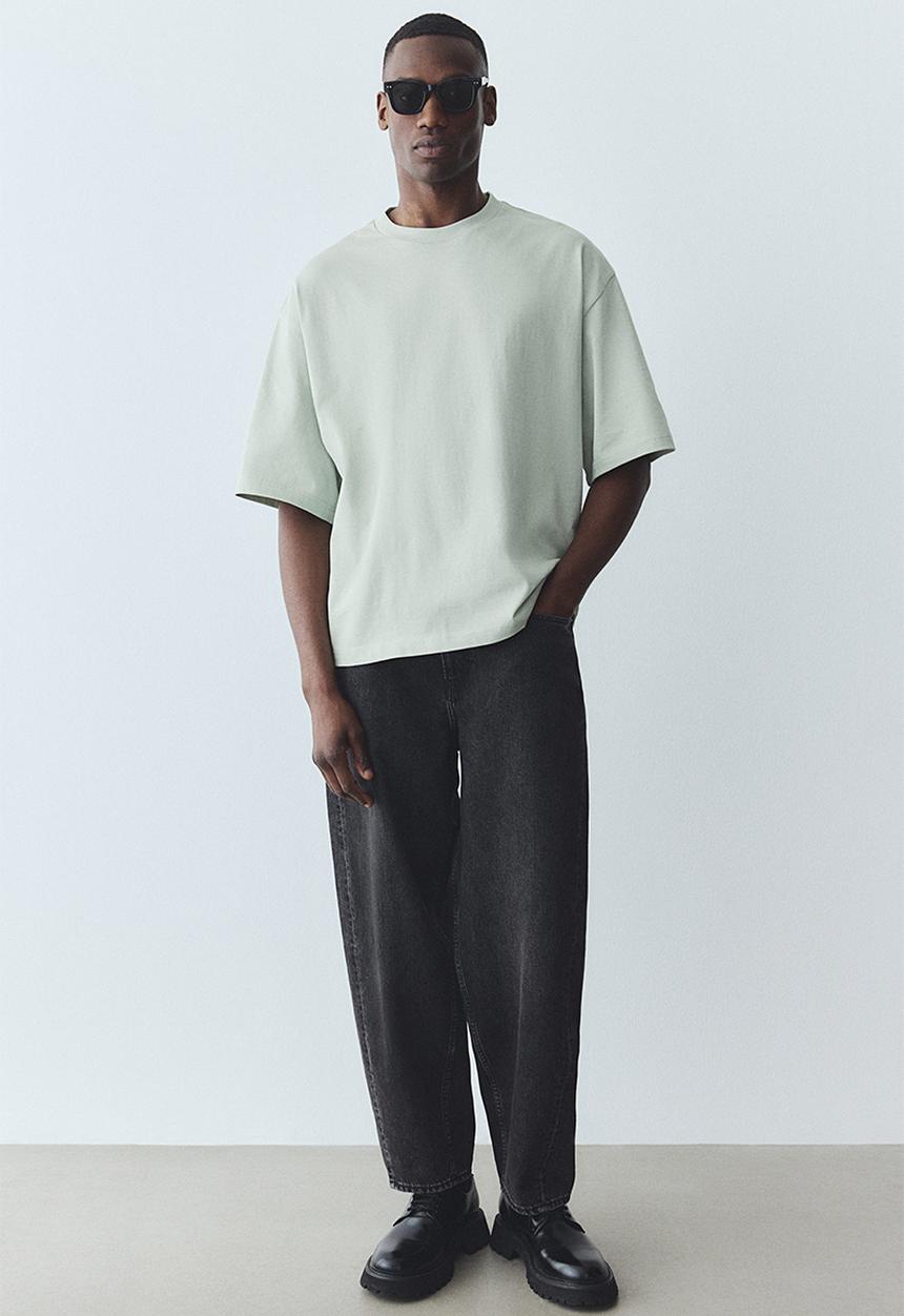 H&M - Oversized fit t-shirt - mint green