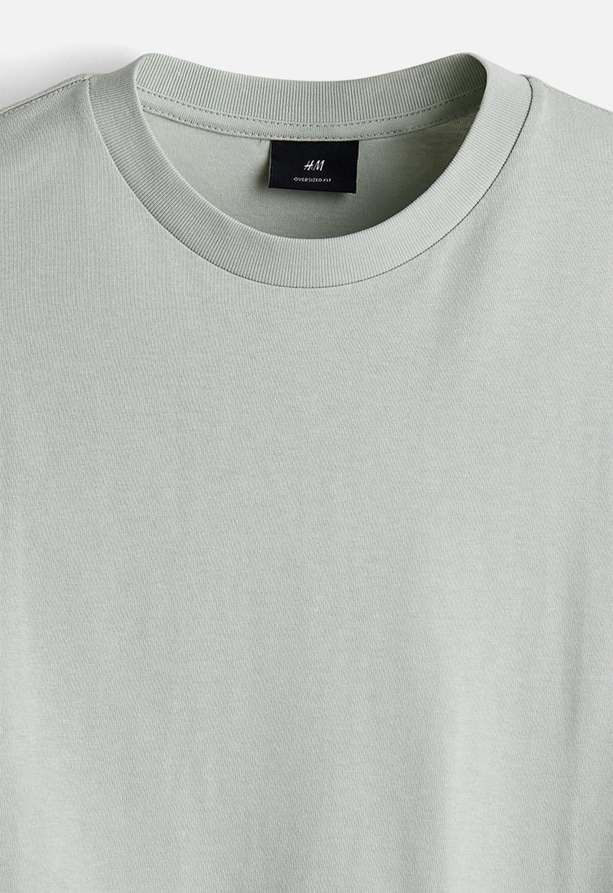 H&M - Oversized fit t-shirt - mint green
