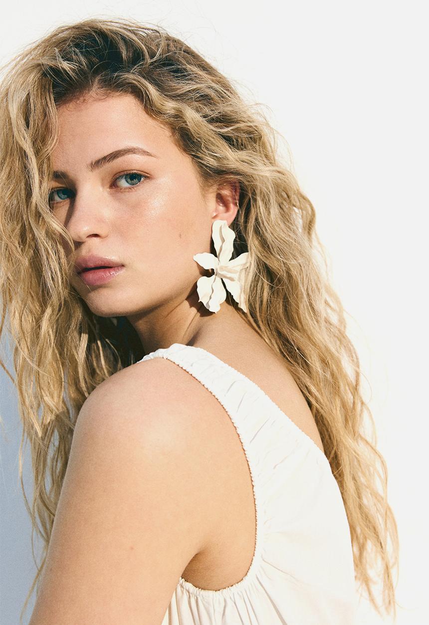 H&M - Smocked dress - white