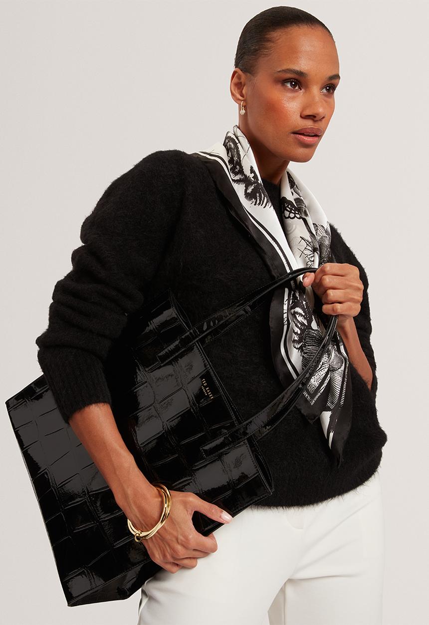 Ted Baker - Vannda large icon tote bag - black