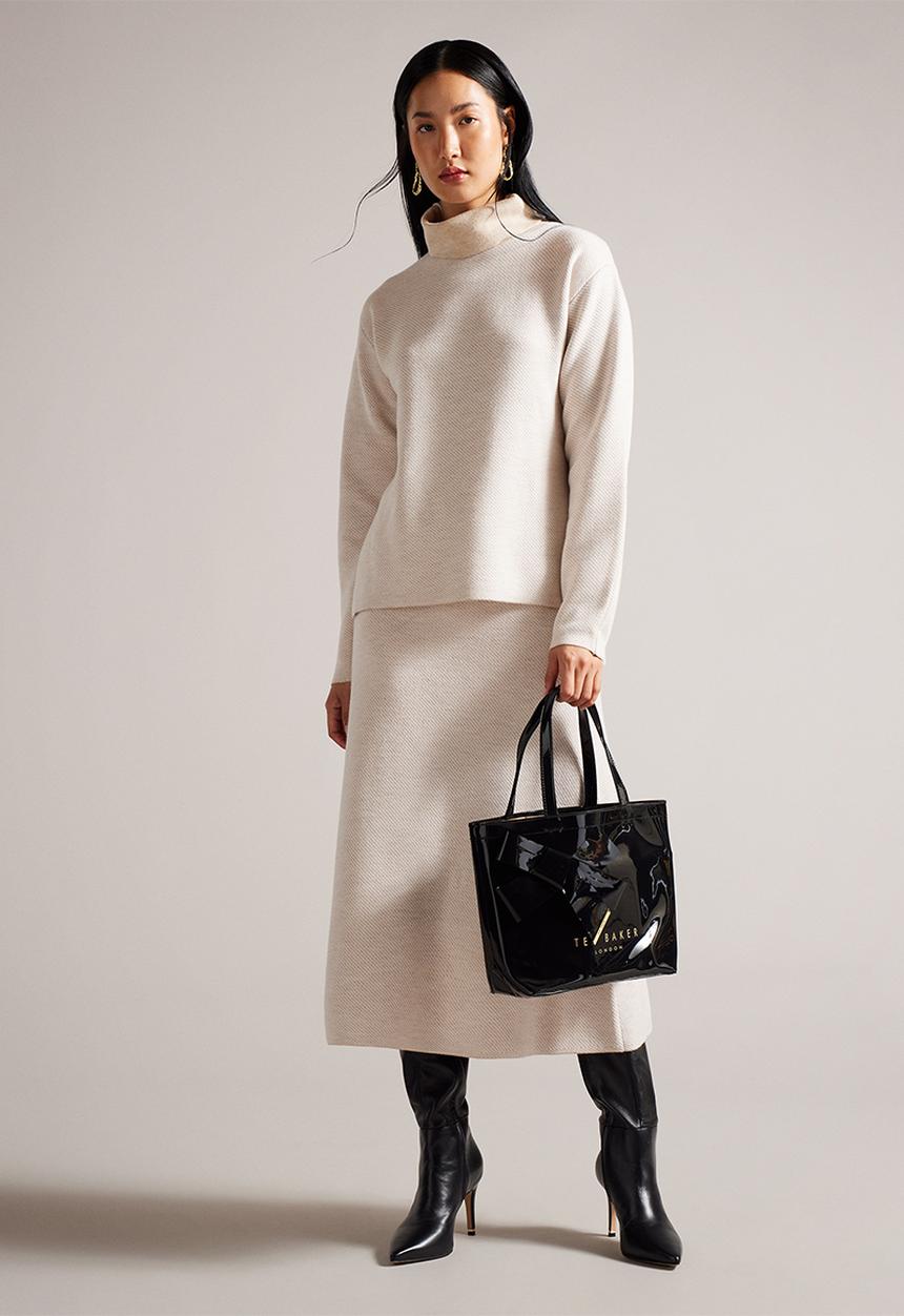 Ted Baker - Nikicon small bow icon hand bag-black
