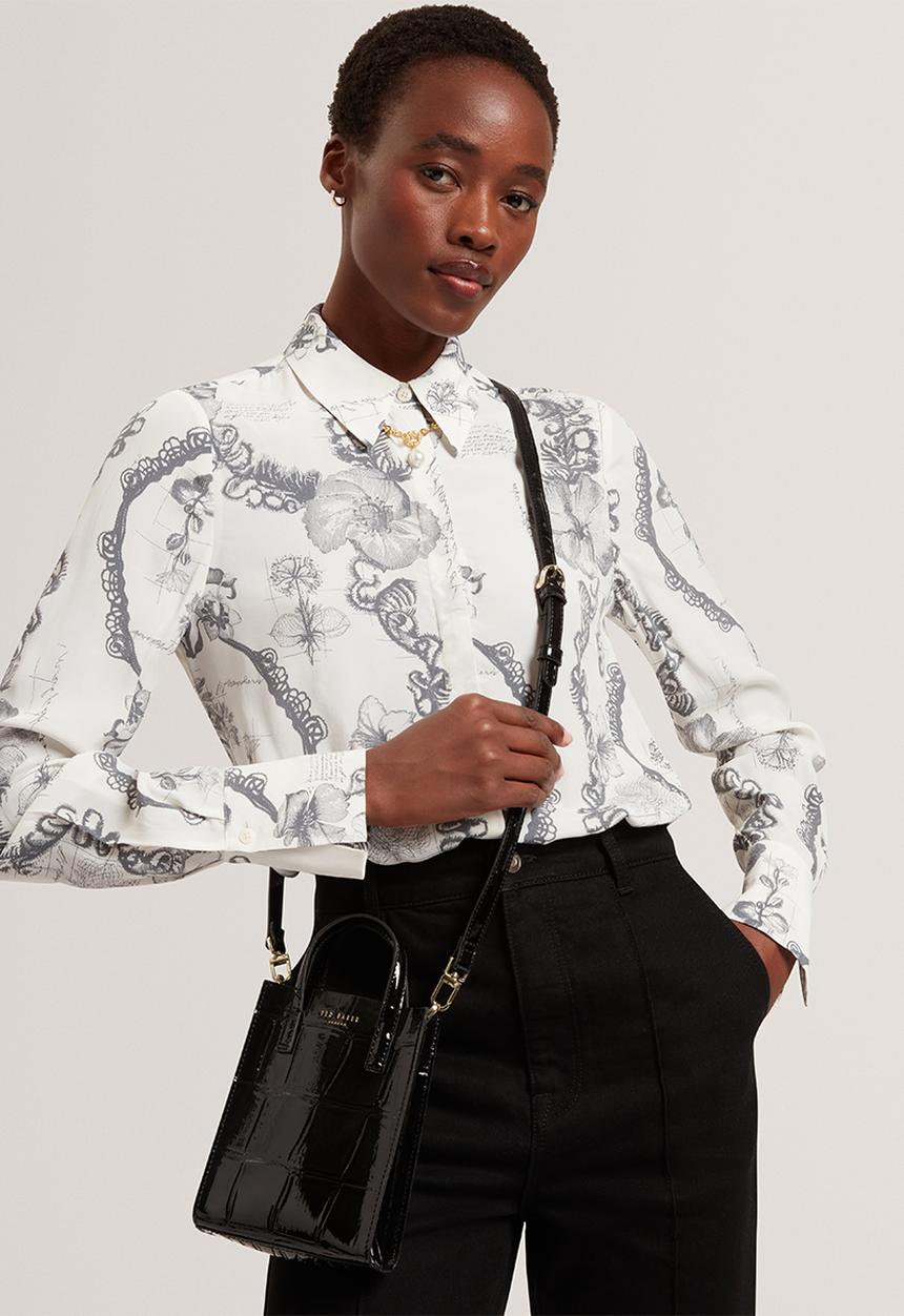 Ted Baker - Viienna mini icon crossbody bag - black