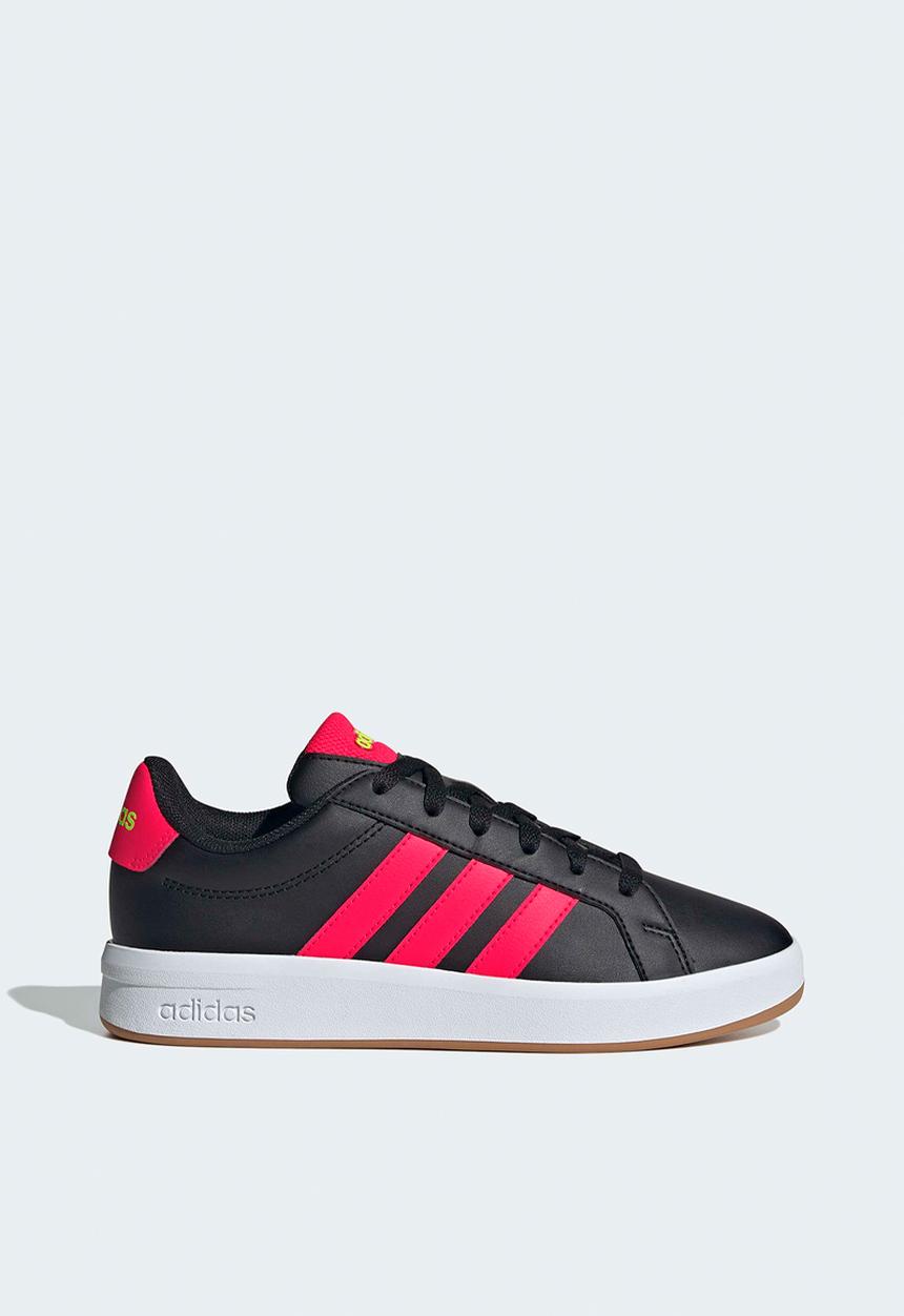 Grand court 3.0 j - core black/lucid red/lucid lemon